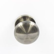 Poland market stainless steel wooden round bedroom door interior knobs